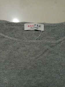 Elegant Grey Double Fabric