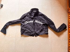 Black "Eternal Nature" Long Sleeve Top