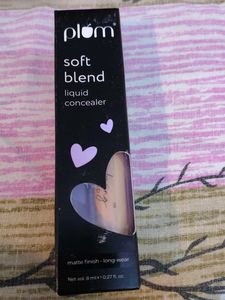 nevar use Plum Soft Blend Liquid Concealer 105y