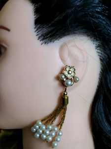 Elegant Pearl Drop Earrings