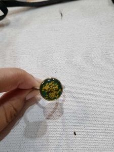 Resin Floral Ring