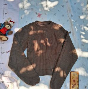 Cocoa cutout back sweater
