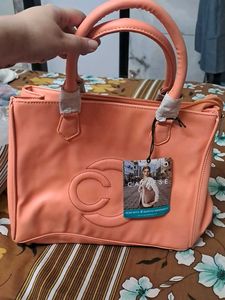 Caprese Peach Tote Bag