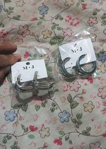 Stylish Hoop Earrings Set