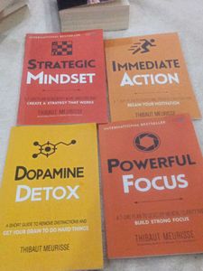 Self-Help Book Bundle by Thibaut Meurisse 4 boo