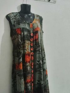 Floral Print Midi Dress