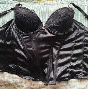 Elegant Black Corset Top