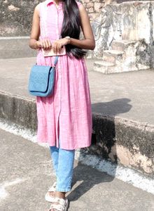 Blue Sling Bag