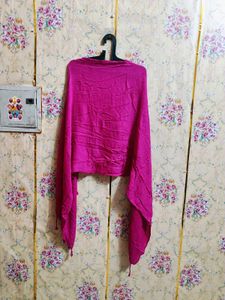 Stylish Pink stall with Fringes