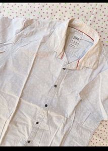 original Zara Men's Short Sleeve Shirt