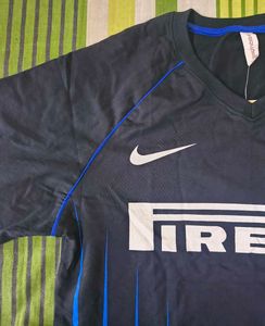 Black and Blue inter Milan style t-shirt