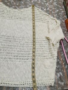 Crewneck Woollen Top