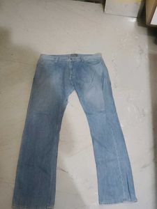 lee vintage straight legged denim jeans