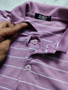 Men's Striped Polo T-Shirt