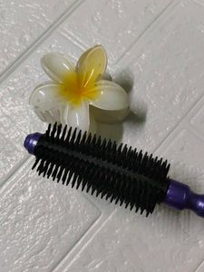 Purple Round Hair Brush