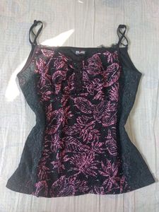 Chic Floral Lace Cami Top