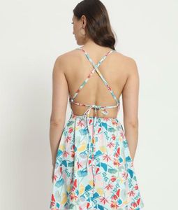 Chic Floral Print Mini Dress