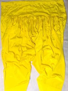 Vibrant Yellow Peacock Embroidered Kurta Set
