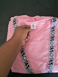 Elegant Embroidery Kurta eith mirror