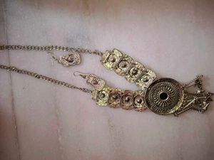 Boho Statement Necklace and Earring Set