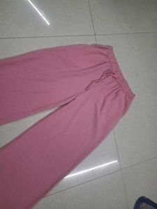 Pink Wide Leg Pants