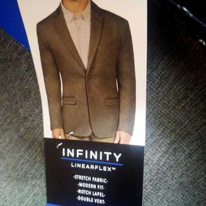 Infinity Men's Gray  Blazer Jacket L size