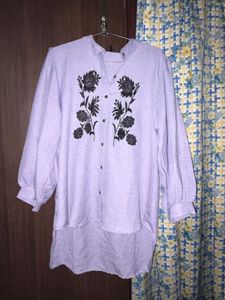 Floral Embroidered Shirt