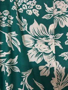 Green Floral Print Kurta