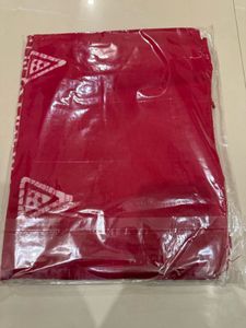 Vibrant Red Batik Print suit(unstitched new)