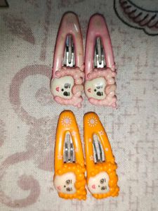 Vintage Hair Clips - Set of 3 Pairs
