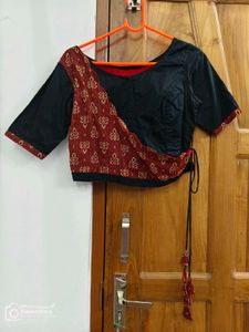 Stylish Black & Red Blouse