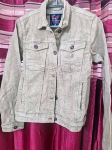 Stylish Tan Corduroy Jacket