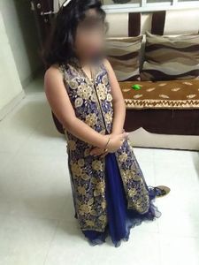 Blue & Gold Embroidered Lehenga Choli