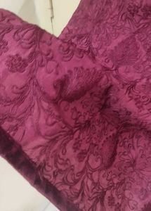 Maroon Embroidered Sherwani Style Kurta