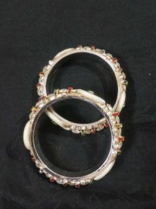 Vintage Crystal Bangle Set