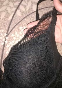 Elegant Black Lace Bra