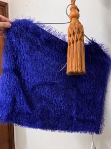 Royal Blue Fringes Skirt (New with Tag)💙