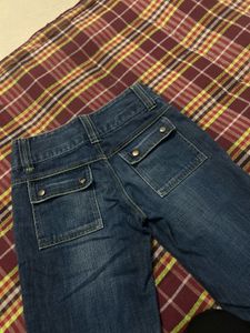 Women's Wide-Leg low waisted Denim Jeans