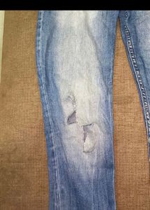 Ripped Wash Jeans