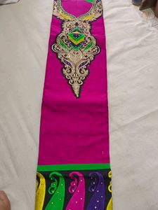 Contrast Suit With Green Bottom,