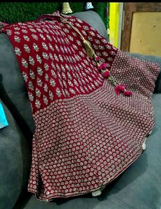 Beautiful bridal Rani pink lehenga