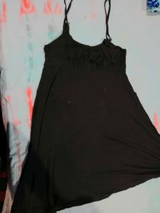 Black Spaghetti Strap Dress