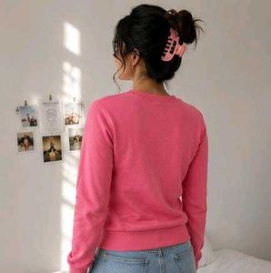 Pink Graphic Sweatshirt