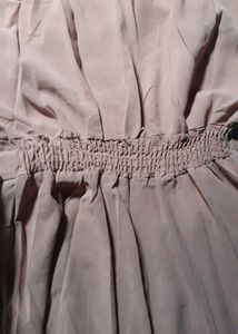 Camel Flowy Midi Dress