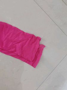 Bright Pink Comfortable Leggings