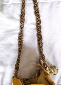 Vintage Beaded Mirror Pouch