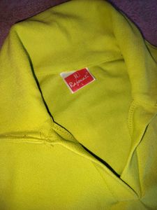 Bright Yellow V-Neck T-Shirt