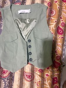 Light Green Sleeveless Vest