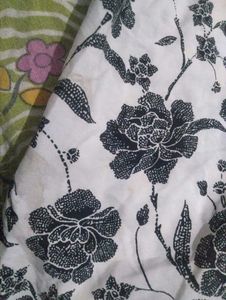 Elegant Floral Print Kimono Style Kurta