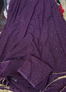 Embroidered Stitched Lehenga Choli